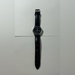 Kasiny 5111G Genuine Leather Quartz Analog Men's Watch Needs New Battery